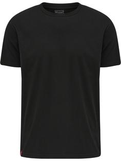 hummel hmlRED BASIC T-SHIRT S/S Funktionsshirt Herren BLACK