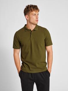 Rückansicht von hummel hmlRED STRETCH POLO Poloshirt Herren DARK OLIVE
