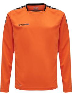 hummel hmlAUTHENTIC KIDS POLY JERSEY L/S Funktionsshirt Kinder TANGERINE