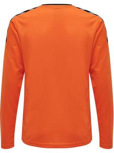 Rückansicht von hummel hmlAUTHENTIC KIDS POLY JERSEY L/S Funktionsshirt Kinder TANGERINE
