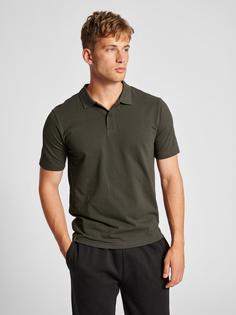 Rückansicht von hummel hmlRED STRETCH POLO Poloshirt Herren RAVEN