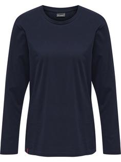 hummel hmlRED BASIC T-SHIRT L/S WOMAN Funktionsshirt Damen MARINE