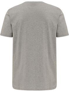 Rückansicht von hummel hmlRED BASIC T-SHIRT S/S Funktionsshirt Herren GREY MELANGE