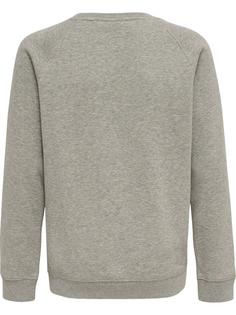 Rückansicht von hummel hmlRED CLASSIC SWEATSHIRT KIDS Funktionssweatshirt Kinder GREY MELANGE
