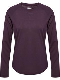 hummel hmlMT VANJA T-SHIRT L/S Funktionsshirt Damen PLUM PERFECT