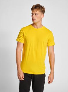 Rückansicht von hummel hmlRED BASIC T-SHIRT S/S Funktionsshirt Herren EMPIRE YELLOW