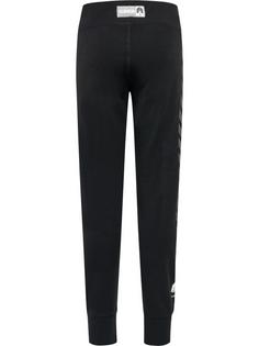 Rückansicht von hummel hmlMOVE GRID COTTON TIGHTS Tights Damen BLACK