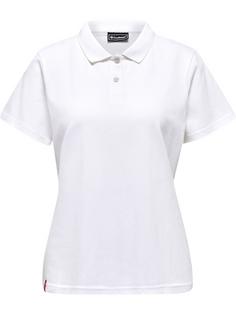 hummel hmlRED CLASSIC POLO WOMAN Funktionsshirt Damen WHITE