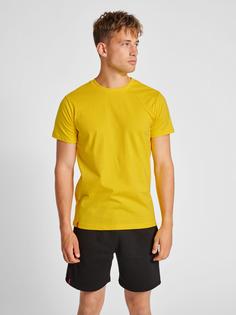 Rückansicht von hummel hmlRED HEAVY T-SHIRT S/S Funktionsshirt Herren EMPIRE YELLOW