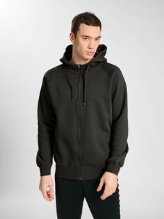 Rückansicht von hummel hmlRED HEAVY ZIP HOODIE Hoodie Herren RAVEN