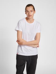 Rückansicht von hummel hmlRED BASIC T-SHIRT S/S WOMAN Funktionsshirt Damen WHITE