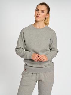 Rückansicht von hummel hmlRED HEAVY SWEATSHIRT WOMAN Funktionssweatshirt Damen GREY MELANGE