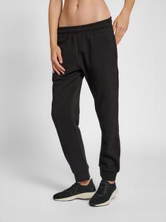 Rückansicht von hummel hmlRED BASIC SWEAT PANTS WOMAN Trainingshose Damen BLACK