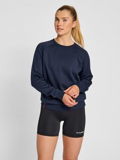 Rückansicht von hummel hmlRED CLASSIC SWEATSHIRT WOMAN Funktionssweatshirt Damen MARINE