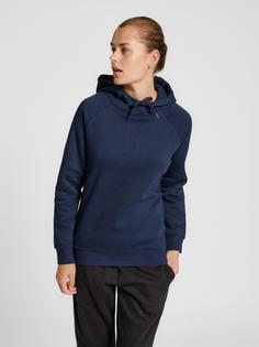 Rückansicht von hummel hmlRED HEAVY HOODIE WOMAN Hoodie Damen MARINE