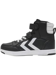 hummel STADIL LIGHT QUICK HIGH JR Sneaker Kinder BLACK/WHITE