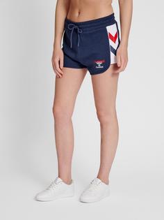 Rückansicht von hummel hmlIC DURBAN WOMAN SHORTS Shorts Damen PEACOAT