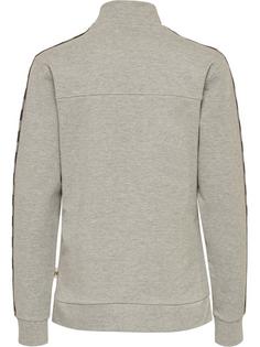 Rückansicht von hummel hmlMOVE CLASSIC ZIP JACKET WOMAN Funktionssweatshirt Damen GREY MELANGE