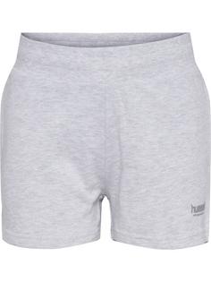 hummel hmlLGC SENNA SWEAT SHORTS Shorts Damen LIGHT GREY MELANGE