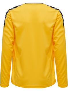 Rückansicht von hummel hmlAUTHENTIC KIDS POLY JERSEY L/S Funktionsshirt Kinder SPORTS YELLOW/BLACK
