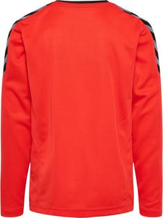 Rückansicht von hummel hmlAUTHENTIC KIDS POLY JERSEY L/S Funktionsshirt Kinder FIRE RED