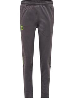 hummel hmlOFFGRID COTTON PANTS WO Trainingshose Damen FORGED IRON/NASTURIUM