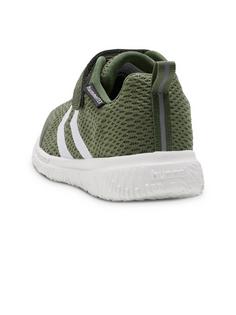 Rückansicht von hummel ACTUS RECYCLED TEX JR Sneaker Kinder DARK OLIVE