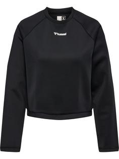 hummel hmlMT KALU SHORT SWEATSHIRT Funktionssweatshirt Damen BLACK