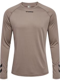hummel hmlMT BOW T-SHIRT L/S Funktionsshirt Herren DRIFTWOOD