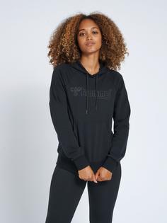 Rückansicht von hummel hmlNONI HOODIE Hoodie Damen BLACK