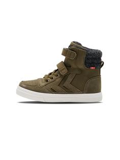 hummel STADIL WINTER HIGH JR Winterschuhe Kinder DARK OLIVE