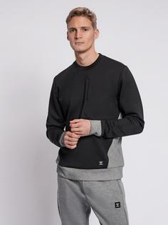 Rückansicht von hummel hmlTROPPER SWEATSHIRT Funktionssweatshirt Herren BLACK