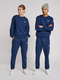 Rückansicht von hummel hmlLGC AUSTIN REGULAR PANTS Hose DRESS BLUES