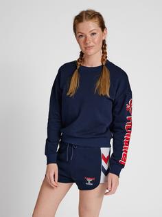 Rückansicht von hummel hmlIC KIM SWEATSHIRT Sweatshirt Damen PEACOAT