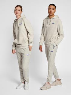 Rückansicht von hummel hmlLGC AUSTIN REGULAR PANTS Hose LEGACY MELANGE