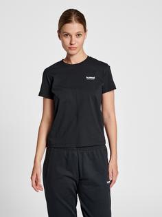 Rückansicht von hummel hmlLGC KRISTY SHORT T-SHIRT T-Shirt Damen BLACK