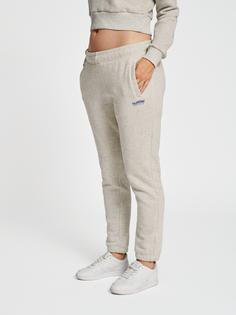 Rückansicht von hummel hmlLGC SHAI REGULAR PANTS Hose Damen LEGACY MELANGE