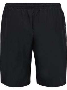 Rückansicht von hummel hmlMOVE GRID WOVEN SHORTS Funktionsshorts Herren BLACK