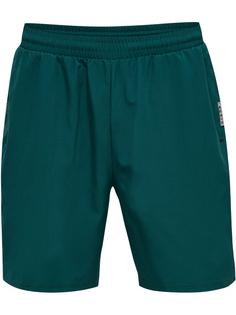 hummel hmlMOVE GRID WOVEN SHORTS Funktionsshorts Herren DEEP TEAL