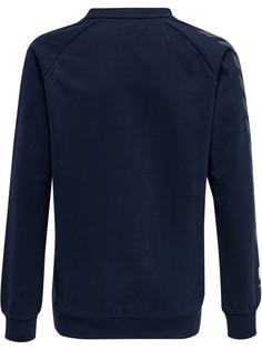 Rückansicht von hummel hmlMOVE GRID COTTON SWEATSHIRT KIDS Funktionssweatshirt Kinder GREY MELANGE