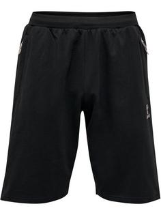 hummel hmlMOVE GRID COTTON SHORTS Funktionsshorts Herren BLACK