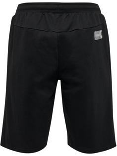 Rückansicht von hummel hmlMOVE GRID COTTON SHORTS Funktionsshorts Herren BLACK