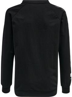 Rückansicht von hummel hmlMOVE GRID COTTON SWEATSHIRT KIDS Funktionssweatshirt Kinder BLACK