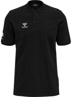 hummel hmlMOVE GRID POLO Funktionsshirt Herren BLACK