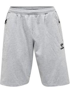 hummel hmlMOVE GRID COTTON SHORTS Funktionsshorts Herren GREY MELANGE