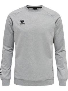hummel hmlMOVE GRID COTTON SWEATSHIRT Funktionssweatshirt Herren GREY MELANGE
