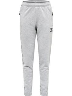 hummel hmlMOVE GRID COTTON PANTS KIDS Trainingshose Kinder GREY MELANGE
