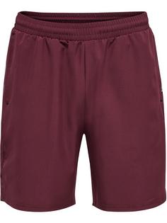 hummel hmlMOVE GRID WOVEN SHORTS Funktionsshorts Herren GRAPE WINE