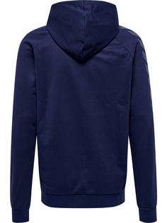 Rückansicht von hummel hmlMOVE GRID COTTON ZIP HOODIE Hoodie Herren MARINE