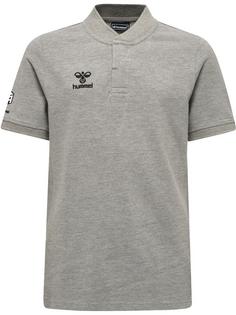 hummel hmlMOVE GRID POLO KIDS Funktionsshirt Kinder GREY MELANGE